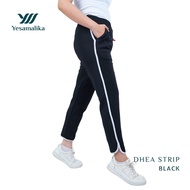 YESAMALIKA DHEA STRIP 7/8 | Women's SCUBA Pants | Regular and Jumbo Sizes