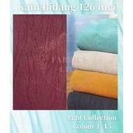 Kain Langsir Blackout Bunga Timbul Bidang 126''/ Curtain Sunblock Embossing Cloth 80%~95% Echt