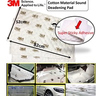 3M COTTON CAR MAT (80CM x 50CM)(PCS) CARPET/SOUND PROOF/SOUND PROOF SPONGE/HEAT INSULATIO