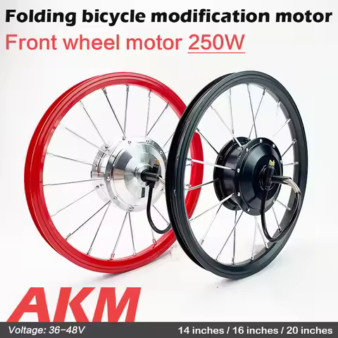 AIKEMA 36v48v250w DAHON week folding bicycle modification to assist low-power motor