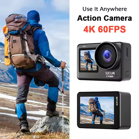 SJCAM Flagship CAM4 Action Camera 4K 2.33" Touch Screen Waterproof 5G WiFi Active HDR Video action c