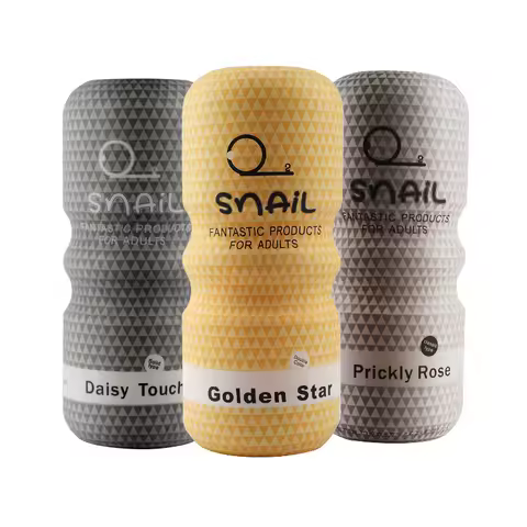 Snail-themed Manual Masturbator Cup