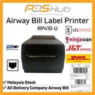 Rongta RP410-U Thermal Printer 1D 2D QR Barcode Label for ecommerce Shipping Logistics Parcel for St