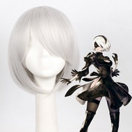 Anime Yorha No. 2 Type B Game Character 2b White Cosplay Wig