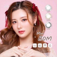 คอนแทคเลนส์ รุ่น Mini Bom สีเทา/ตาล/ดำ Gray/Brown/Black มีค่าสายตา (0.00)-(-10.00)