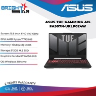 ASUS TUF Gaming A15 FA507N-URLP024W Gaming Laptop - 15.6" FHD IPS 144Hz/R7-7435HS/16GB DDR5/512GB SS