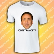 John Travolta Face Off T-Shirt | Nic Cage | 90S | Movies | Kick Ass