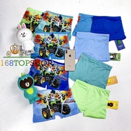 กางเกงในดช Boy 10 ตัว ถูกสุดในไทย กางเกงในเด็กผู้ชาย ใส่สบาย แพค 10 ตัว Comfortable Boys Cartoon Underwear เลือก size คละสี ลาย 168TopShop4289