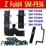 Z Fold4 F936 Main Board LCD Display Spin Axis Flex Cable Charging Port Board Signal WIFI For Samsung