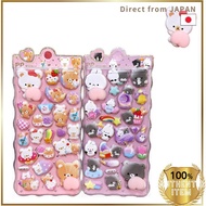 KASELIN Cute 3D Puffy Character Butt Stickers 2-Pack Soft Squeeze Decoration for Kids Adults Girls D