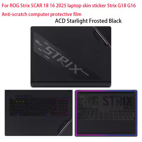 For Asus ROG Strix SCAR 18 G835 2025 laptop skin sticker Strix G18 G815/G814 computer body anti-scra