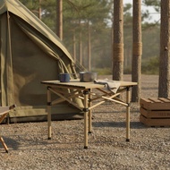 Easy to Carry Roll up Camp Table Lightweight Camping Fold-up Table Stable