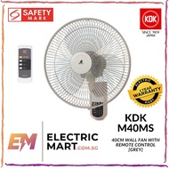 KDK M40MS 40cm Wall Fan with Remote Control