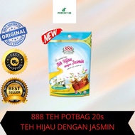 HIJAU 888 Rose Green Tea Scented Tea With Jasmin PotBag 20's x 2g