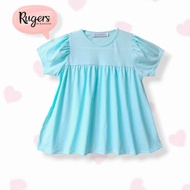 Rugers By Kayamani - Girls' T-shirt Top - Girly Top Sky Blue