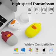 USB 2.0 Flash Drive Cartoon Duck Flash Memory Card Pen Drive 32GB Usb Stick 64G Pendrive 128GB 64GB 