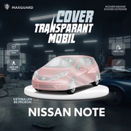Nissan Note Transparent Car Cover Nissan Note Plastic Car Cover/ Thick Note CAR Plastic Blanket/