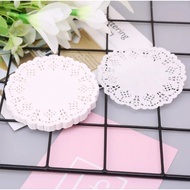 Doyleys Paper Doily Paper Dolly Paper Kertas Pelapis kertas dolly - 3.5" to 4.5'' (100PCS)