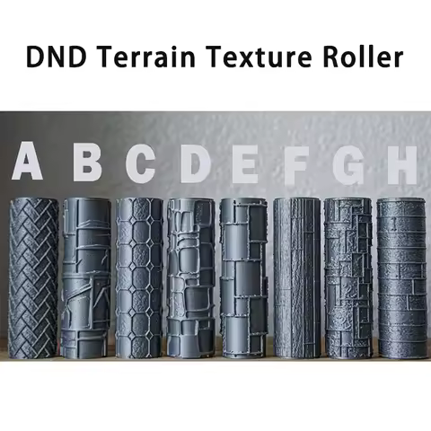 1Pcs Terrain Texture Roller Unique DND Gift High Detail RPG Texture Roller Desighed For Clay Foam Mo