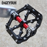 Bicycle Pedals 3 Bearings MTB Anti-Slip Ultralight Aluminum Mountain Road Bike Platform Pedals Cycling Accessories