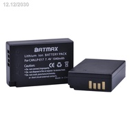 100% original❂☞2X 1040mAh LP E17 Camera Battery + LCD Dual USB Charger for Canon EOS M3 M5 M6 750D 7