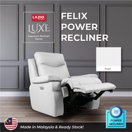 *PRE-ORDER* Electric Power Recliner Sofa Felix | Leather Recliner + Built-in USB Port & Power button