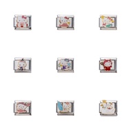 FMTTM Italian Charm Links Beads Stainless Steel Bracelet Jewelry(FC301-FC310)