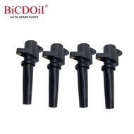 1/4Pcs AM5E-12A366-AB Ignition Coil For Ford 03-11 Focus 05-08 Escape Mazda L4 2.0 2.3L Mercury 4M5G