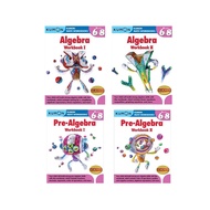 Kumon Math Workbooks: Algebra and Pre-Algebra Workbook 1 & 2 (Grades 6-8)