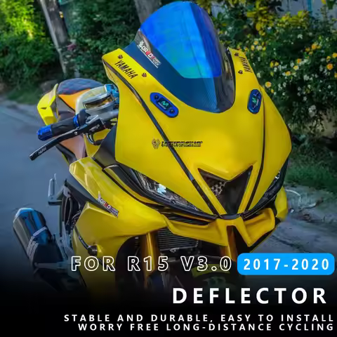 MTKRACING for YAMAHA R15 v3.0 2017-2020 Motorcycle Accessories Front Fairing Winglets Cover Protecti