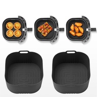 [LMN]2 Pcs Silicone Air Fryer Liner Non-stick Baskets for HD9252 HD9200 HD9255