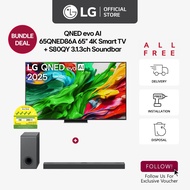 [New] LG QNED evo AI 65QNED86A 65" 4K Smart TV + S80QY 3.1.3ch Soundbar [Bundle Deal]