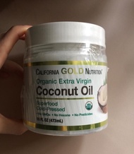 有機冷壓初榨椰子油 Organic Extra Virgin cold-pressed Coconut Oil 473ml/1.6L