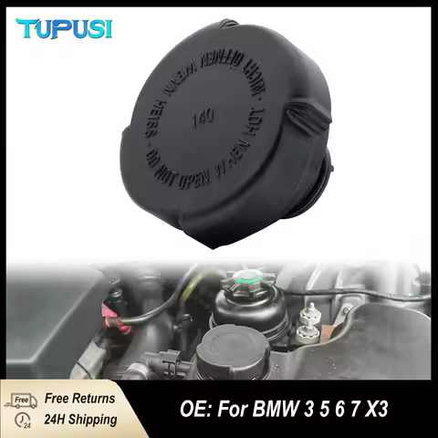 For BMW 3 5 6 7 Series E46 E36 E39 E61 E64 E65 X3 Expansion Tank Cap Radiator Cover Oil cap 17111742