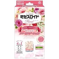 Mrs. Lloyd 花卉紡織品產品樟腦丸，適用於抽屜和衣櫃，1 年，花香型，24 件