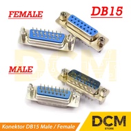 DB15 Male Connector Female Socket Adapter DB 15 Male Female/