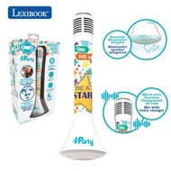 LEXIBOOK - iParty 無線卡拉OK 麥克風 內置藍牙喇叭 揚聲器 燈光和語音轉換功能
