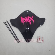 BMX BIKE VISOR + BMX HOLOGRAM STICKER - STABILO PINK