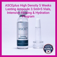 [K-Beauty] ASCEplus High Density 5 Weeks Lasting Ampoule 3.5ml×5 Vials, Intensive Firming & Hydratio