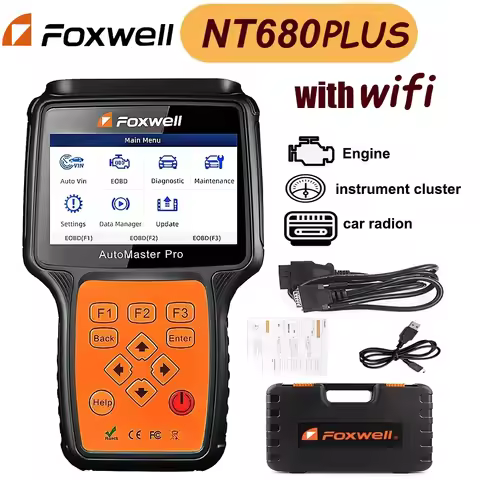 Foxwell NT680plus / NT680 PLUS (WIFI) All System All Makes Scanner with Special Functions Update Fox