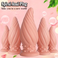 [Jualan panas] Spiral Dragon Egg dubur Plug Dildo dalam pelbagai saiz untuk lelaki dan wanita untuk 