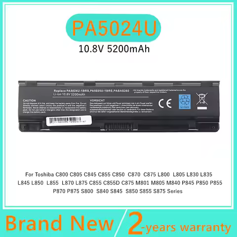 Laptop Battery For Toshiba Satellite M801 M805 M840 P845 P850 PABAS261 P855 P870 P875 S800 S840 S845