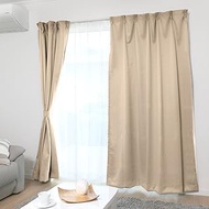 Iris Plaza Drape Curtain, Made in Japan, 78.7 x 93.7 inches (200 x 235 cm), First Class Light Blocki