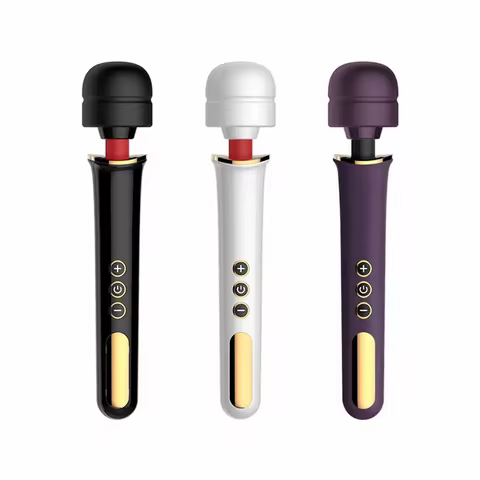 Multipurpose massage stick made of silicone material 10 frequency 5-speed USB charging vibrator wate