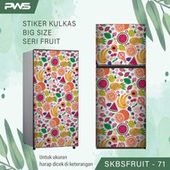 1-door 2-door Refrigerator Sticker Fruit Motif/Refrigerator Home Decoration Sticker/Refrigerator Sticker