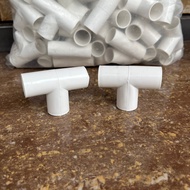WHOLESALE 20 mm PVC pipe Tee, white PVC pipe Fitting pipe connection