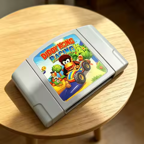 Card Link 02 Diddy Kong Racing For N64 Cartridge USA EUR Grey Shell Durable Game Card 64bit For Nint
