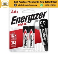 Energizer Max Alkaline 2 x AA Battery Pack