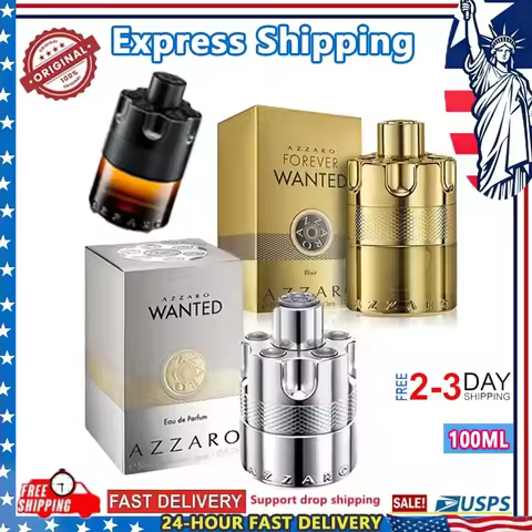 100ML For Azzaro The Most Wanted Parfum Charm Eau De Parfum Intense Spicy Woody Seductive Fragrance 