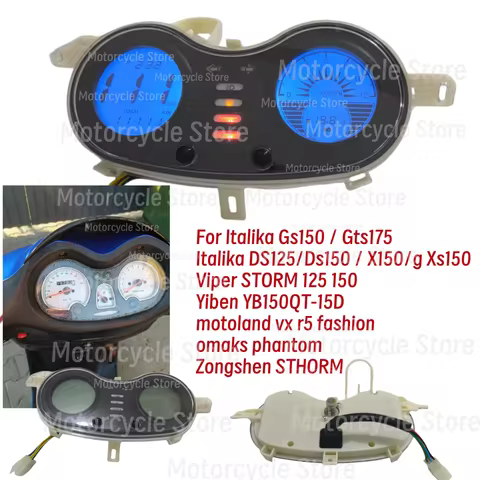 Led Multi-functional Gauges Dashboard For Italika Gs150 Gts175 Motoland vx r5 fashion Omaks phantom